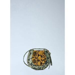 Dries Van Noten Women Python-Embossed Leather Crossbody Bag